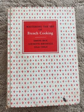 Mastering the Art of French Cooking - Red & White Cover 1965 Edition